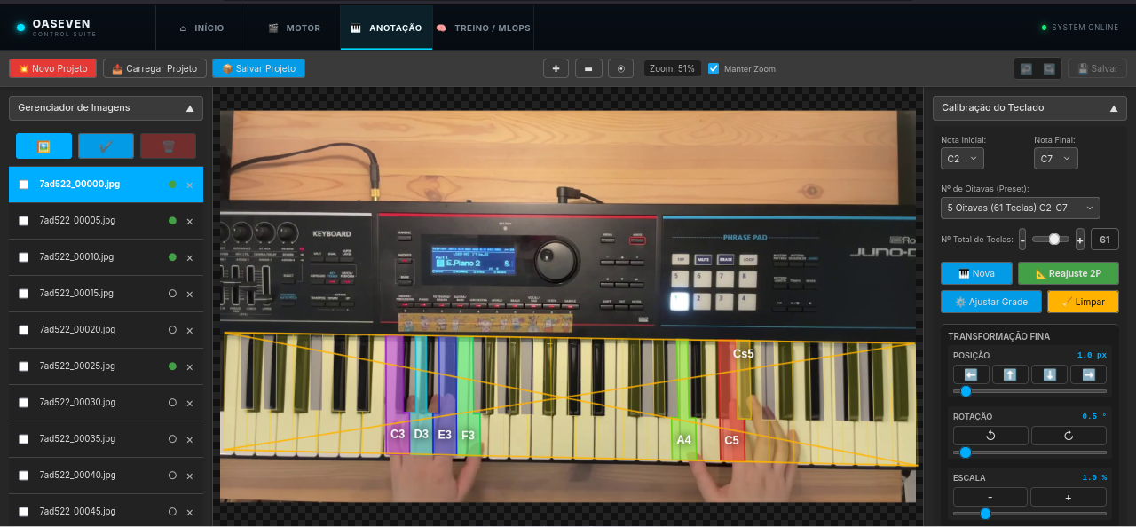 OASEVEN Annotator Pro Interface